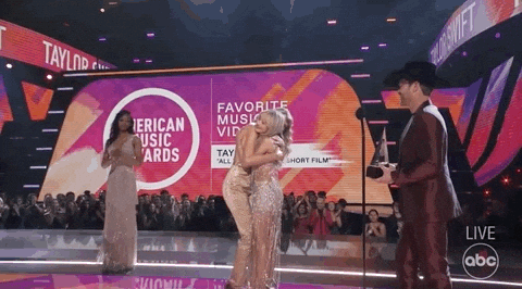 Taylor Swift Sabrina Carpenter Birthday GIF