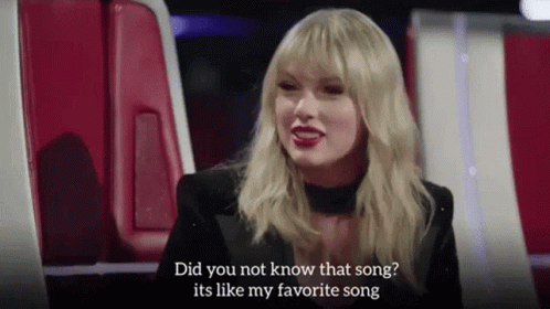 Taylor Swift Saying I Know Right GIF