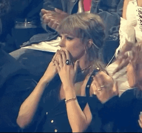 Taylor Swift Showing Heart Shape Meme GIF