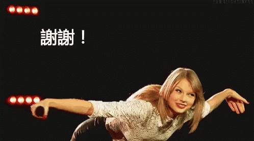 Taylor Swift Thank You Bow GIF