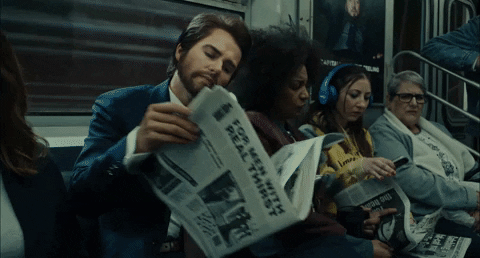 Taylor Swift The Man Reading News Paper GIF