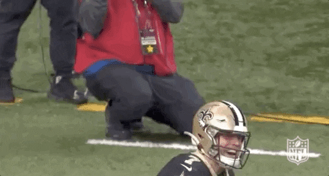 Taysom Hill Chest Bump With Michael Thomas GIF