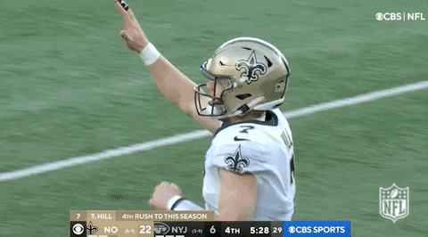 Taysom Hill High Five With Teammate GIF