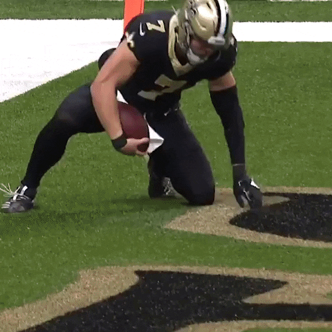 Taysom Hill Standing Up GIF