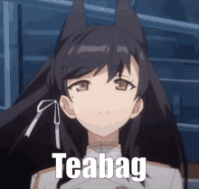 Tea Bag Atago Azur Lane Serious Face GIF