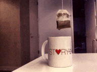 Tea Bag Spinning GIF