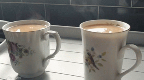 Two Cups Of Tea GIF