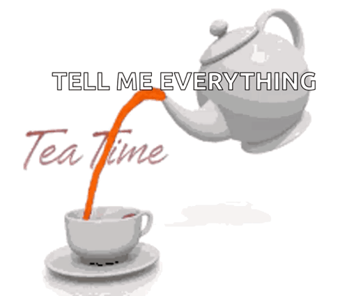 Tea Kettle Pouring Tea During Tea Time