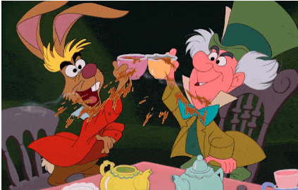 Tea Party Alice In Wonderland GIF