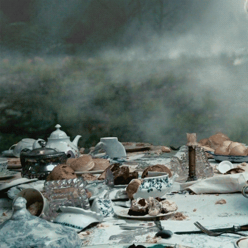 Tea Party Alice In Wonderland Cheshire Cat GIF
