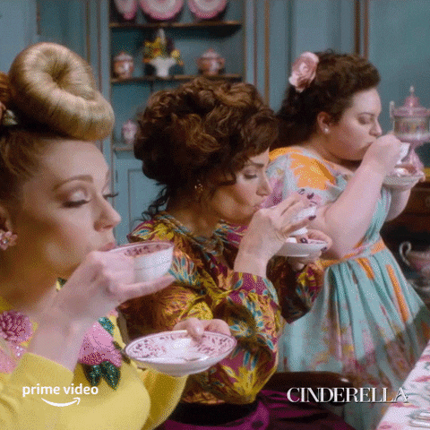 Tea Party Cinderella 2021 Live Action GIF