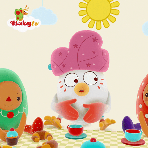 Tea Party The Egg Band GIF