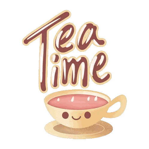 Tea Time Cup Illustration
