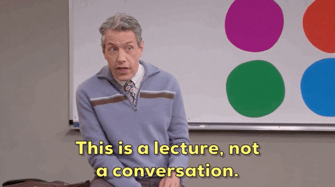 Teacher Lecture John Ross Bowie GIF
