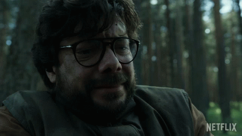 Teacher Sergio Marquina Tired Money Heist GIF