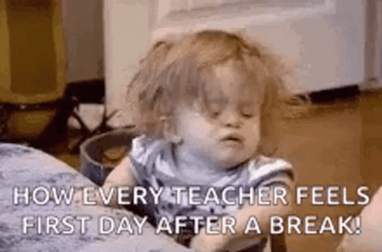 Teacher Tired GIF