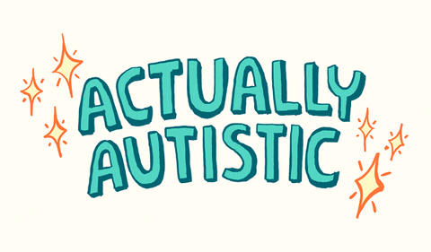 Teal Actually Autistic GIF
