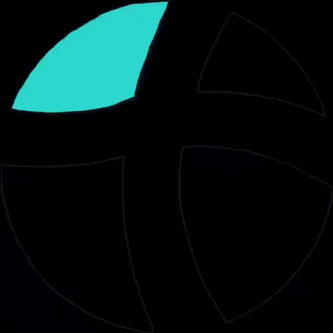 Teal And Green Ball GIF