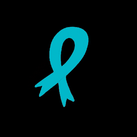 Teal Awareness Ribbon GIF