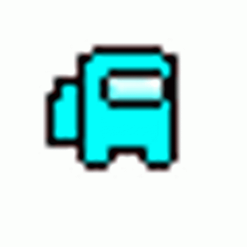 Teal Colored Imposter GIF