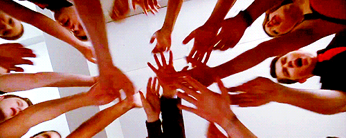 Team Awesome Glee Excited To Perform GIF