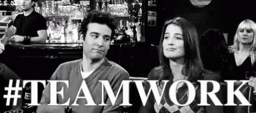 Team Awesome Himym Casts Teamwork GIF