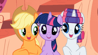 Team Awesome Twilight Sparkle Cheering GIF