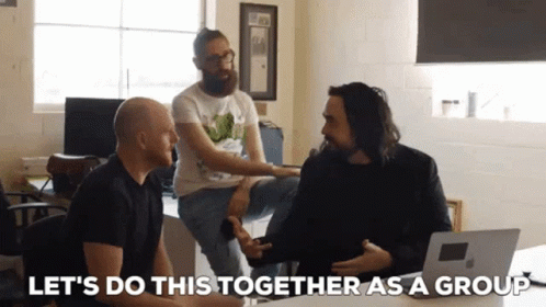 Team Building Aunty Donna Together As Group GIF