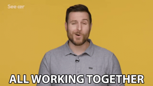 Team Building Lewis Jackson All Working Together GIF