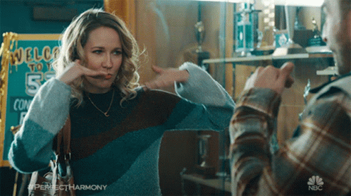 Team Building Man And Woman Gimme Five GIF