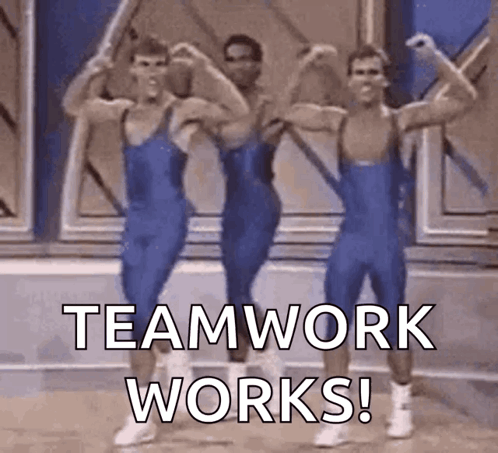 Team Building Men In Lycra Teamwork GIF