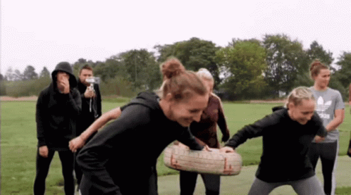 Team Building Various Games Played GIF