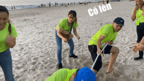 Team Building Woman Cheering Man GIF