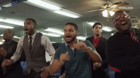 Team Dancing To Notti Bop GIF