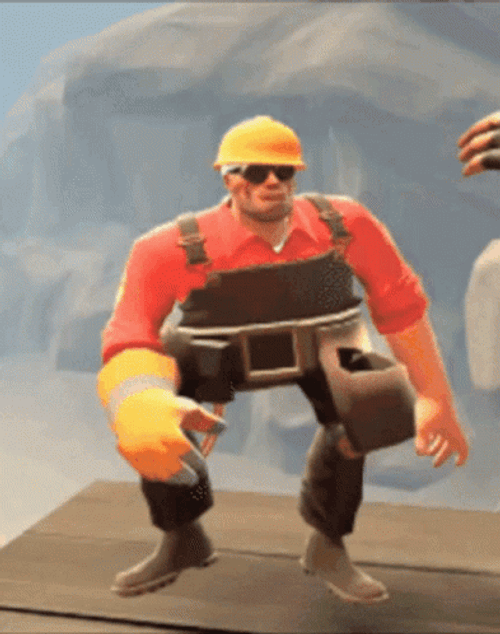 Team Fortress 2 Engineer Dance GIF 