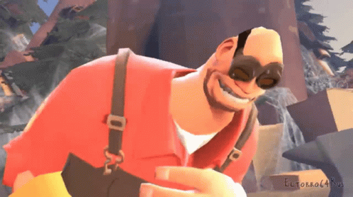 Team Fortress 2 Engineer Laughing GIF