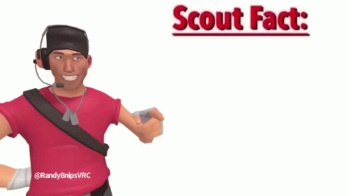 Team Fortress 2 Scout Fact GIF