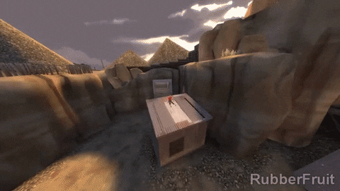 Team Fortress 2 Scout Watching Glitch GIF