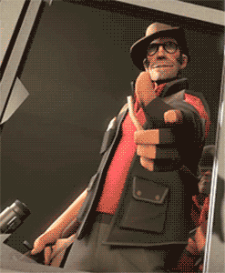 Team Fortress 2 Sniper Finger Gun GIF