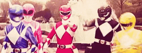 Power Ranger Ready For Team Fight GIF