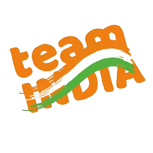 Team India Logo Green and Orange