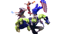 Team Pose Iron Lad Sticker GIF