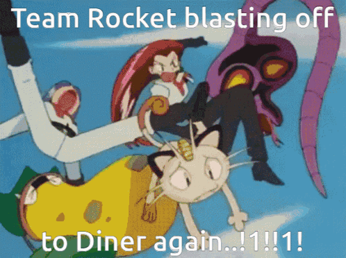 Team Rocket Blasting Off