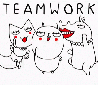 Jay The Rabbit And Friends Jumping Team Work GIF