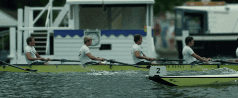 Team Work Rowing Machine Form GIF