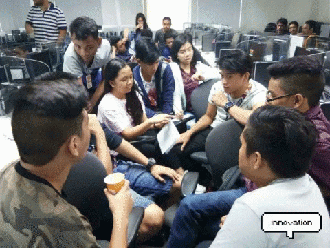 Teams Of Students In Collaboration GIF