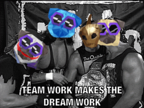 Teamwork Group Of Guys Meme GIF