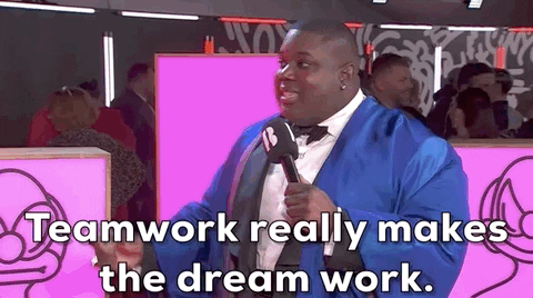 Teamwork Makes The Dream Work GIFs | GIFDB.com