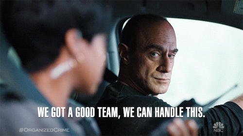 Teamwork Makes The Dream Work Elliot Stabler GIF