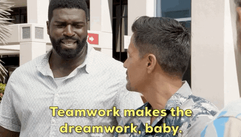 Teamwork Makes The Dream Work Magnum Pi GIF